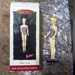 Barbie Debut 1959 Hallmark Christmas Ornament